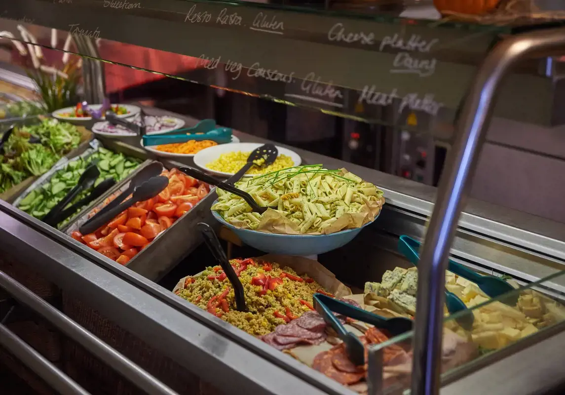 Healthy and delicious food is available at Rendcomb College for pupils and staff