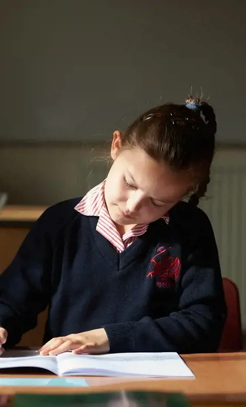 Girl in classroom