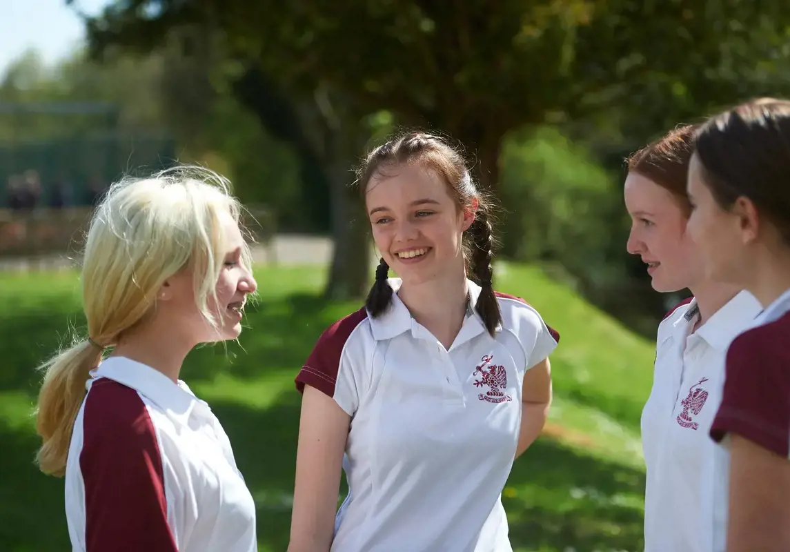 Group of students in PE uniform